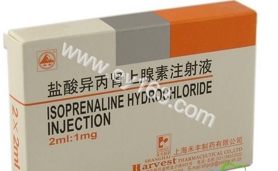 首页 药品目录 03 盐酸异丙肾上腺素注射液 规  格:2ml:1mg 生产